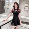 New Night Club Temperament Sexy Low-cut Dancing Dress Slim Short Skirt Nightclub Technician Work Clothes