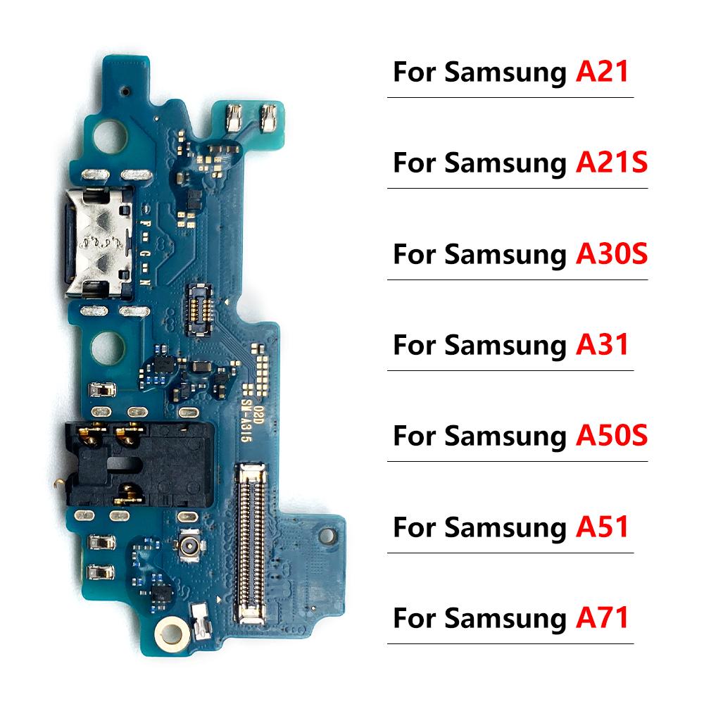NEW For Samsung A03 Core A71 A51 A50S A31 A30S A21S A21 A02S USB Charger Charging Port Dock Connector Micro Board Flex Cable