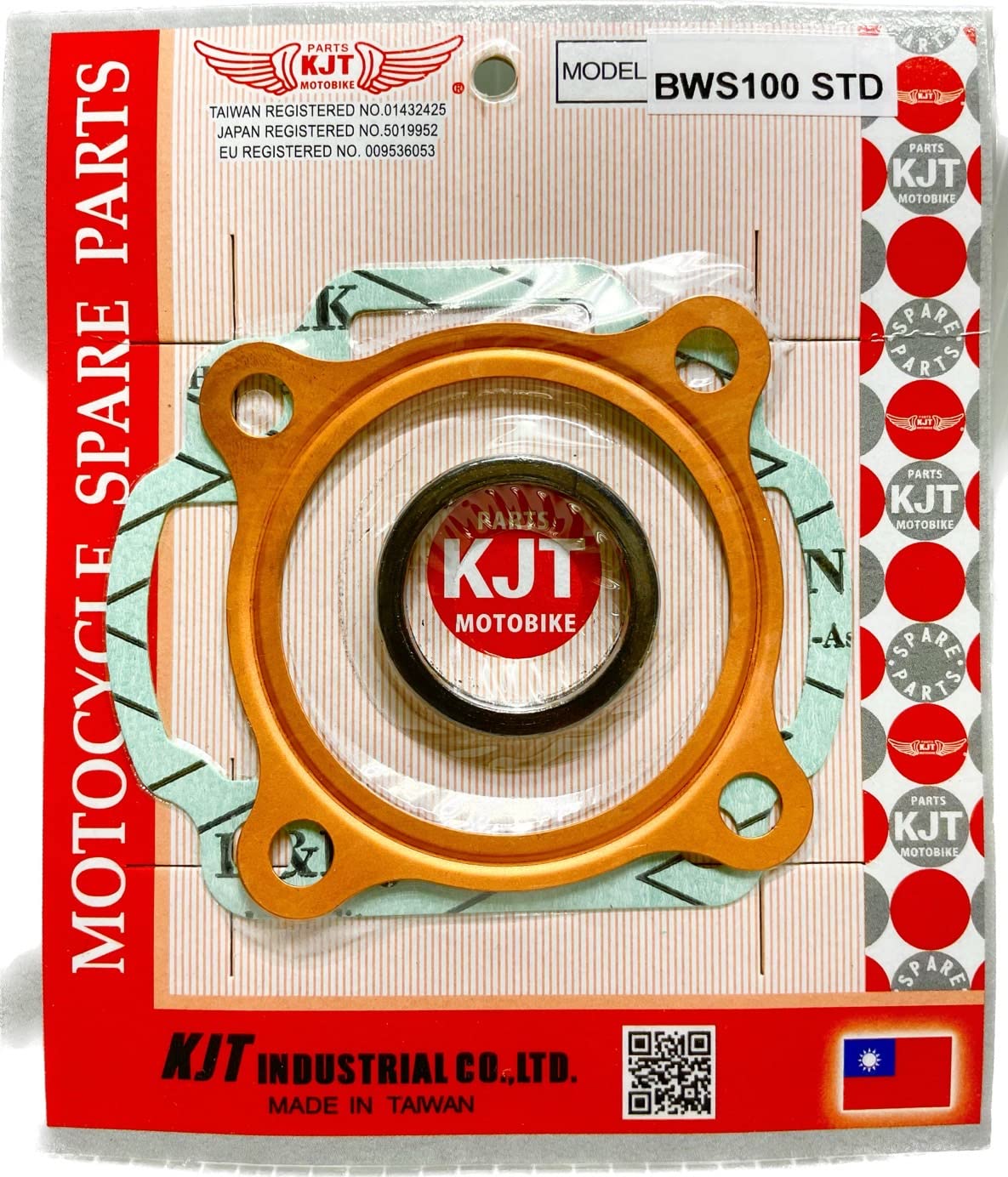 

Комплект прокладок BW S100 Ground Axis 100 STD 52мм (Для обычного 100 куб.см) (Основная прокладка &