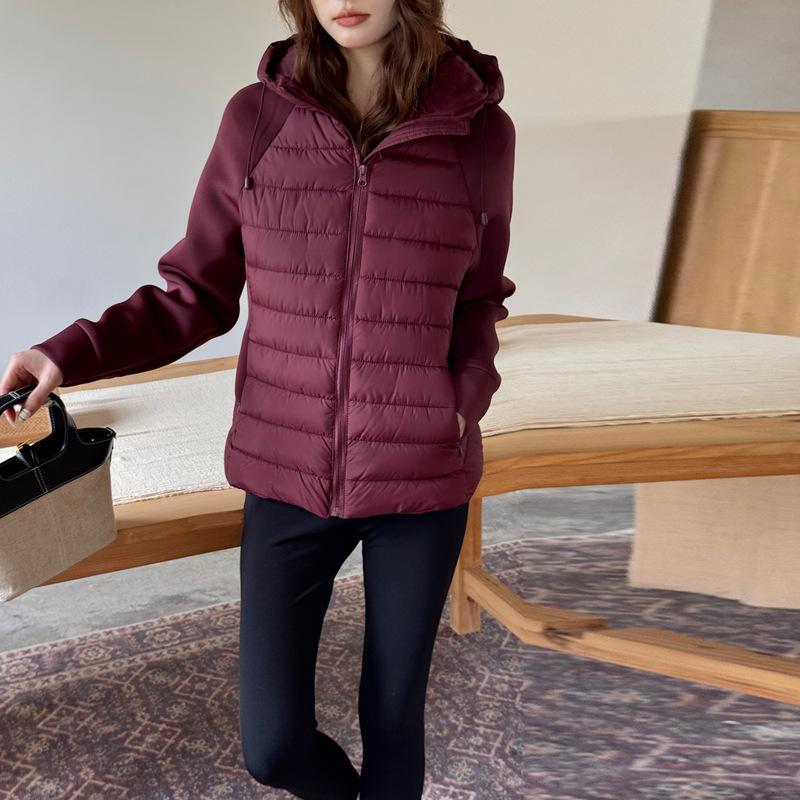 

Зимняя женская утолщенная пуховая куртка с капюшоном, рукав-дизайн XXL