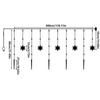 Snowflake String Light Ice Pick Lamp Flashing With Remote LED Snowflake Lights Outdoor For Yard Balcony Porch House Indoor