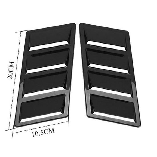 Fender Air Flow Intake Scoop Bonnet Vent Cover Hood Trim Stickers For Car Truck