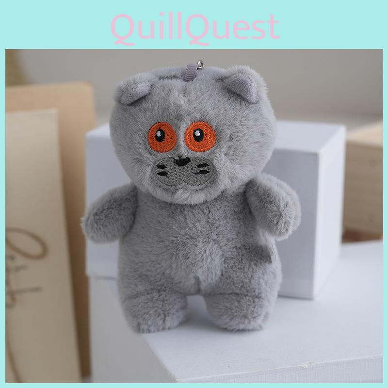 Adorable Plush Cat Doll Soft Pp Cotton Stuffed Animal Cute Gift Pillow