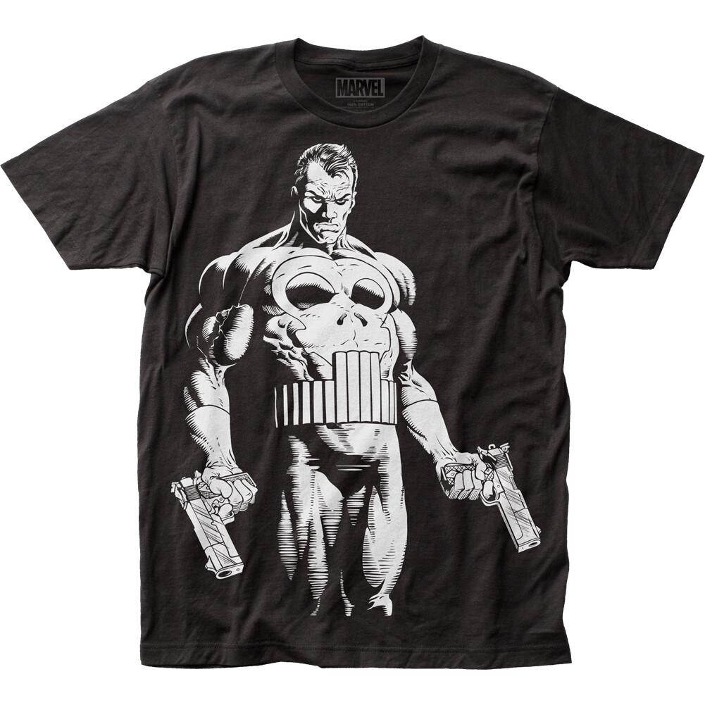 Punisher The Big Nothing T Shirt Mens Licensed Marvel Superhero Movie Tee Black XXXXL