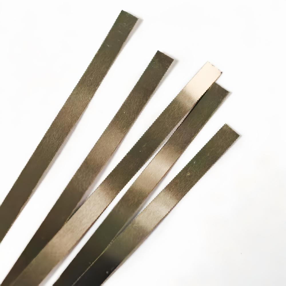 5 Stück oder 10 Stück Dental Metall Polierstab Polier-Schleifstreifen mit Verzahnung Ganzer Streifen Gezahnte Kante 4mm Zahnaufhellungsmaterialien