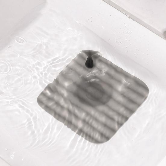 Silicone Floor Drain Cover Whale Tail Deodorizing Easy To Handle Transparent Pad Floor Drain Cover