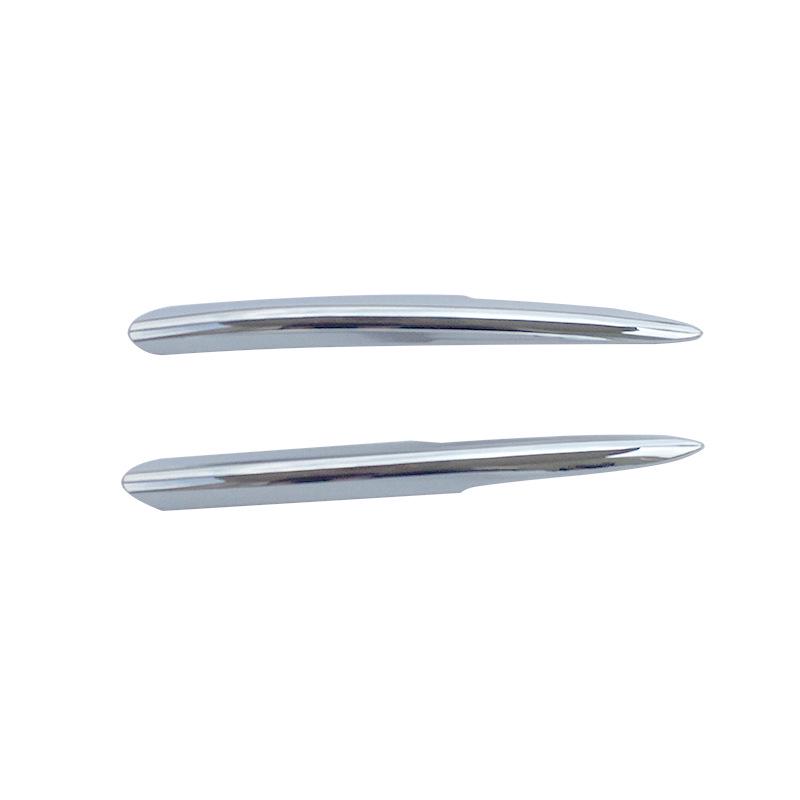Rear Fog Light Trim for 2016-2018 10th Gen Honda Civic: Rear Bumper Decorative Bright Strip