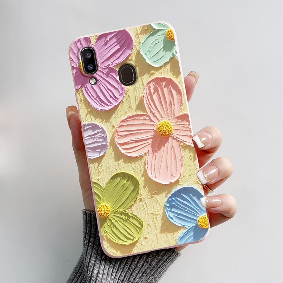 Case For Samsung Galaxy A20 A20e A20s Case Stylish Painted Soft TPU Phone Case For Samsung A20 A 20 20s 20e A205 A202 A207 Cover