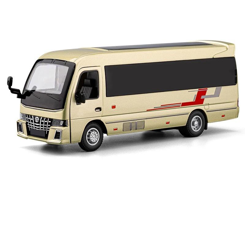 

1/33 Toyota Coaster Роскошный Бизнес-Автомобиль Сплав Металл Литой Модель Автомобиля Мальчик Детская Игрушка Праздничный Подарок Настольный Дисплей Украшенный золотой