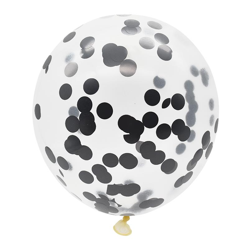 10pcs 12inch Glitter Confetti Latex Balloons Clear Transparent Ball Baby Shower Birthdy Party Wedding Decoration Air Globos