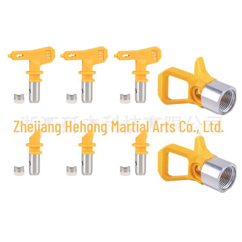 High-Pressure Airless Sprayer Kit: Nozzle, Duckbill Seat, Pipe, Spray Gun Filter, Extension Rod.