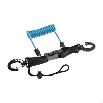 Sangle anti-perte pour appareil photo de plongée, corde à ressort légère pour plongée sous-marine