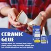 30ml Starker Super Keramik Reparaturkleber Wasserdicht DIY Basteln Starker Klebstoff für Keramik Porzellan Glas Metall Gummi