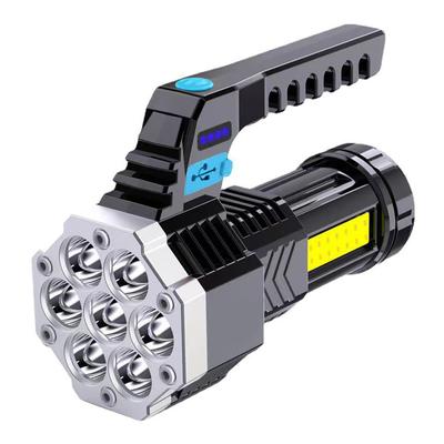 Venkovní přenosná kempingová rybářská svítilna Multi-režimová lucerna s vysokým jasem 7LED ruční svítilna USB