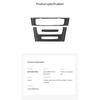 Made of Alcantara Sticker For BMW E90 E92 E93 Series 3 Center Console CD Panel Trim Frame Performance Car Interior Accessories
