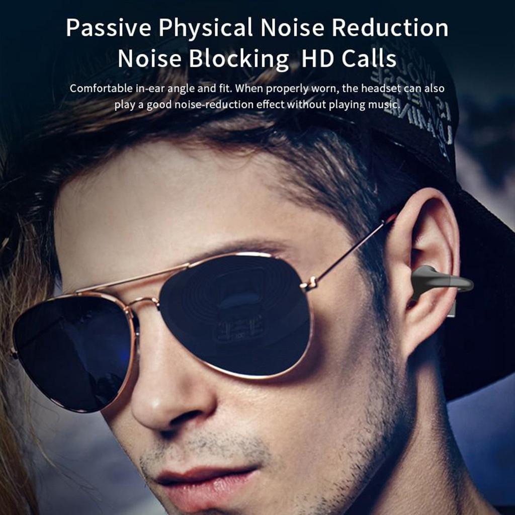 Drahtloses Bluetooth-Headset, schmerzfreies Tragen von Kopfhörern, starker Bass, HiFi-Surround-Sound-Ohrhörer, super lange Akkulaufzeit