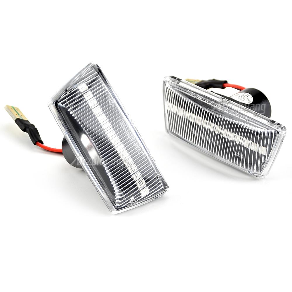 Side Marker Turn Signal Light 2PCS Sequential Flashing Side Marker Light LED Dynamic Flowing for Opel Astra H Zafira B Corsa D