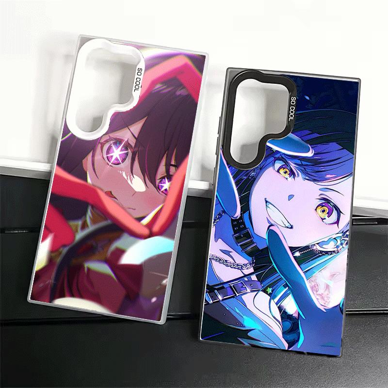 Oshi No Ko Anime Shockproof Phone Case for Samsung Galaxy S26 Edge S25 Ultra S24 FE S23 Plus S21 Cover Anti Fall Fundas