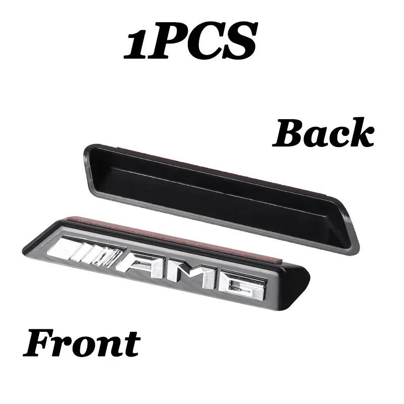 3D ABS Car Sticker Front Grille Emblem Decoration Accessories for Mercedes Benz AMG E C G M R S Class W176 W204 W212 GLC CLA GLA VT1