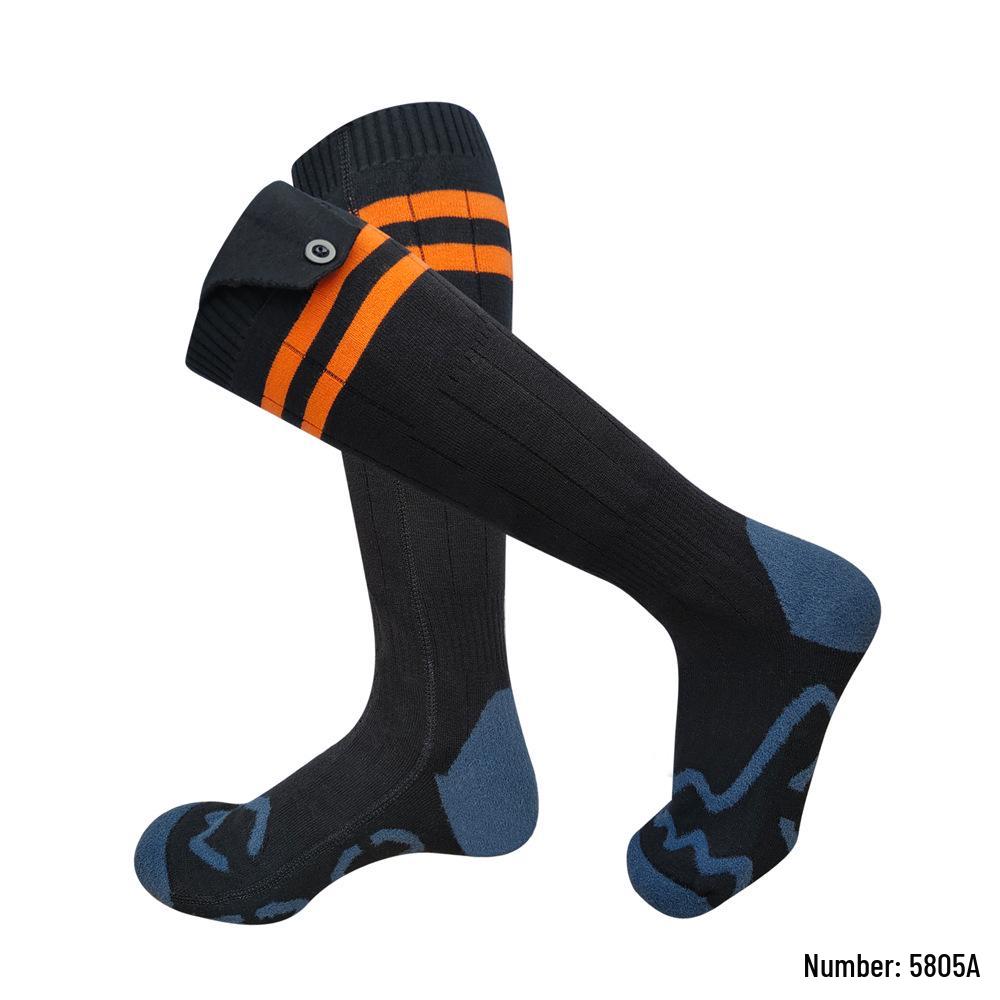 Smart Electric Heated Ski Socks - Outdoor Foot Warmer with Constant Temperature One Size