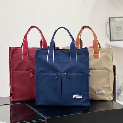New Large Multi-pocket Multi-function Portable Document Bag, Student Plate Bag, Large-capacity Book Bag, Information Bag.