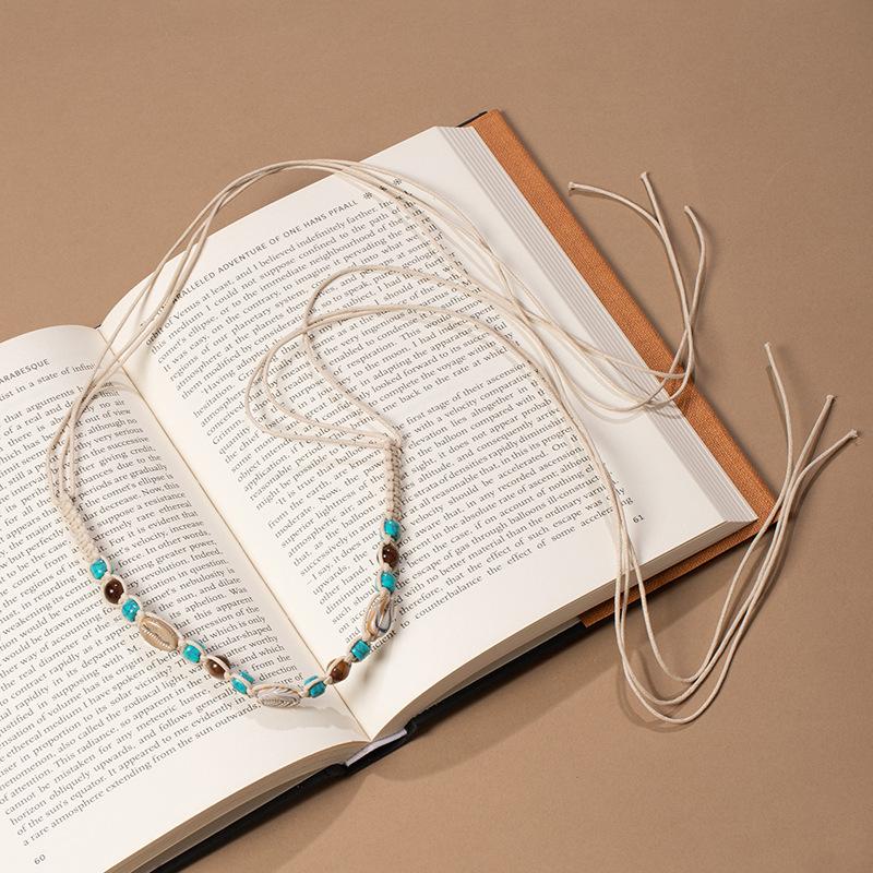 Bohemian Woven Waist Rope Belt Retro Ethnic Decorative Waist Chain For Women, Korean Style Casual Accessory
