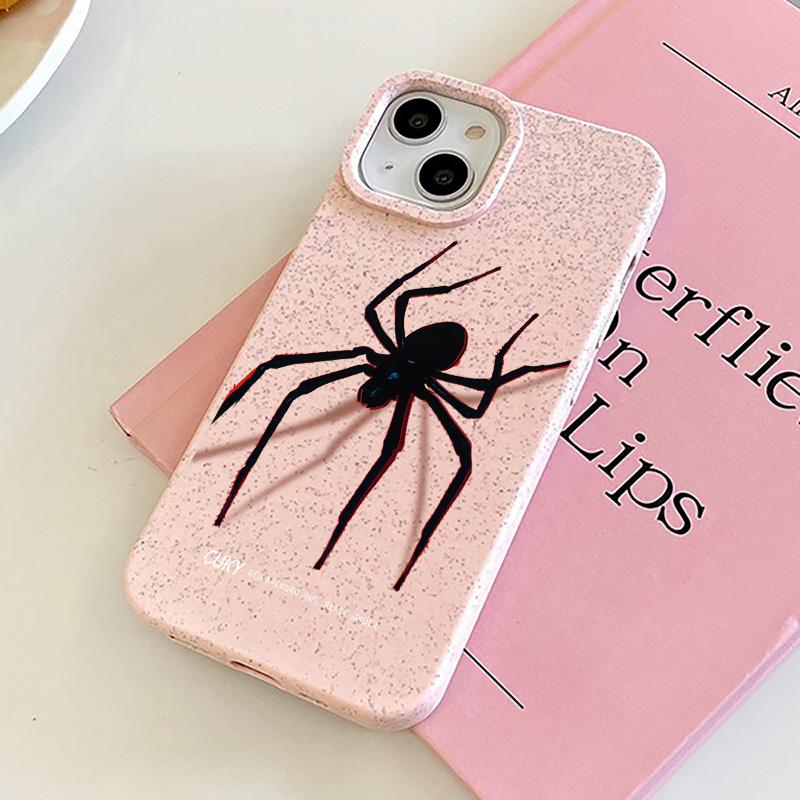 

Чехол для телефона iPhone 16 15 14 13 12 11 Pro Max iPhone 11 13 16 15 14 12 X XS XR 6 7 8 SE iPhone 6 7 8 Plus чехол для телефона с рисунком паука iPhone 16 Plus розовый