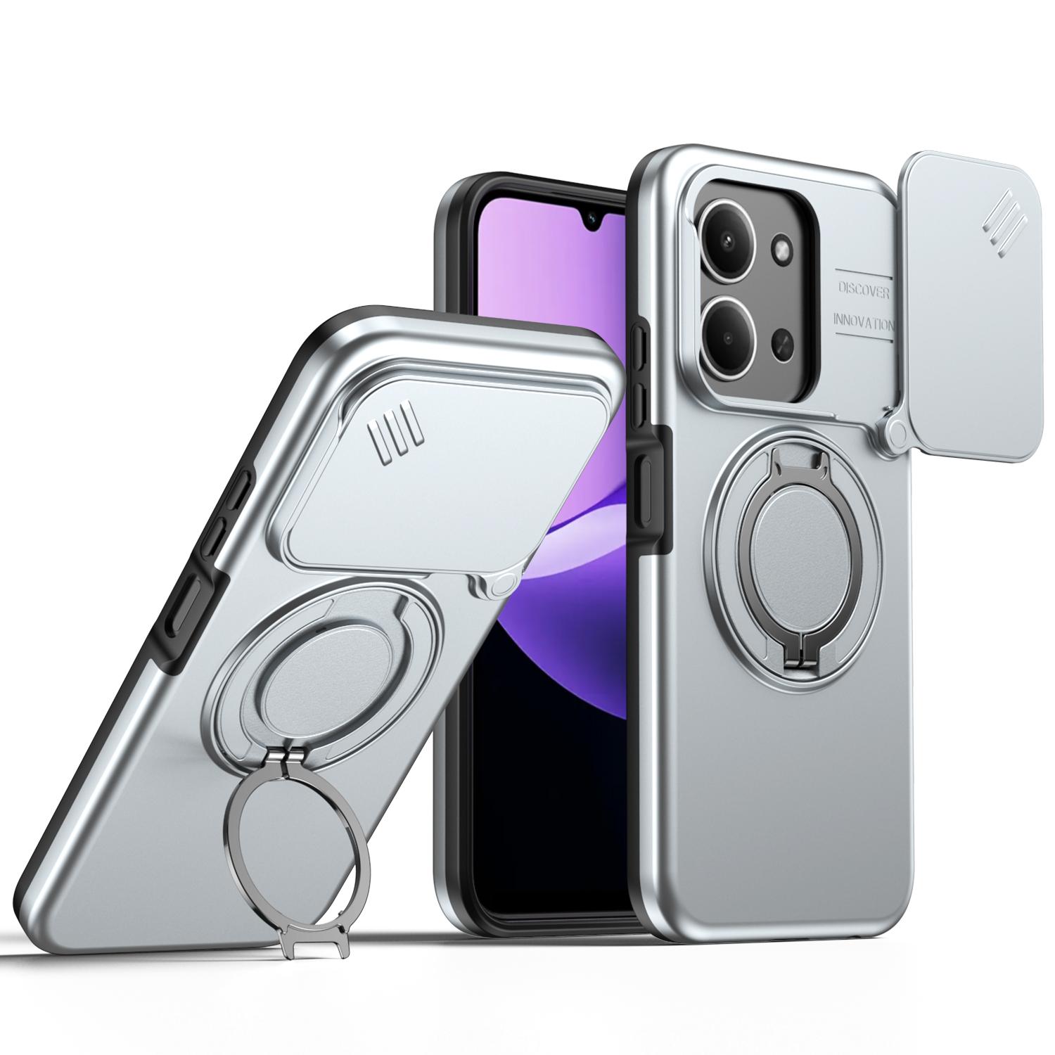 

For Redmi Note 14 Armor Shockproof Phone Cases For Redmi 15C A5 171MM Magnetic Ring Holder Stand Cover For Redmi 15C 173MM EU Redmi A5 4G (171mm)