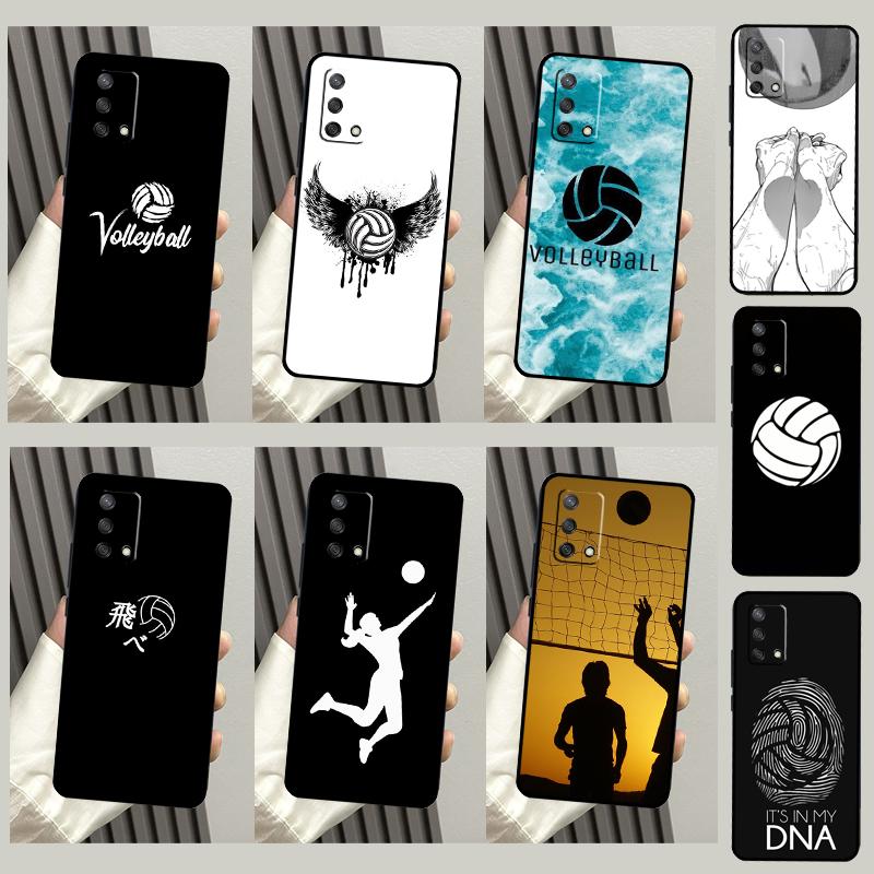 Volleyball Sport Hülle Für OPPO A5 A9 A31 A53 S A15 A16 A17 A52 A72 A54 A74 A94 A57 A77 A76 A96 A54S Abdeckung