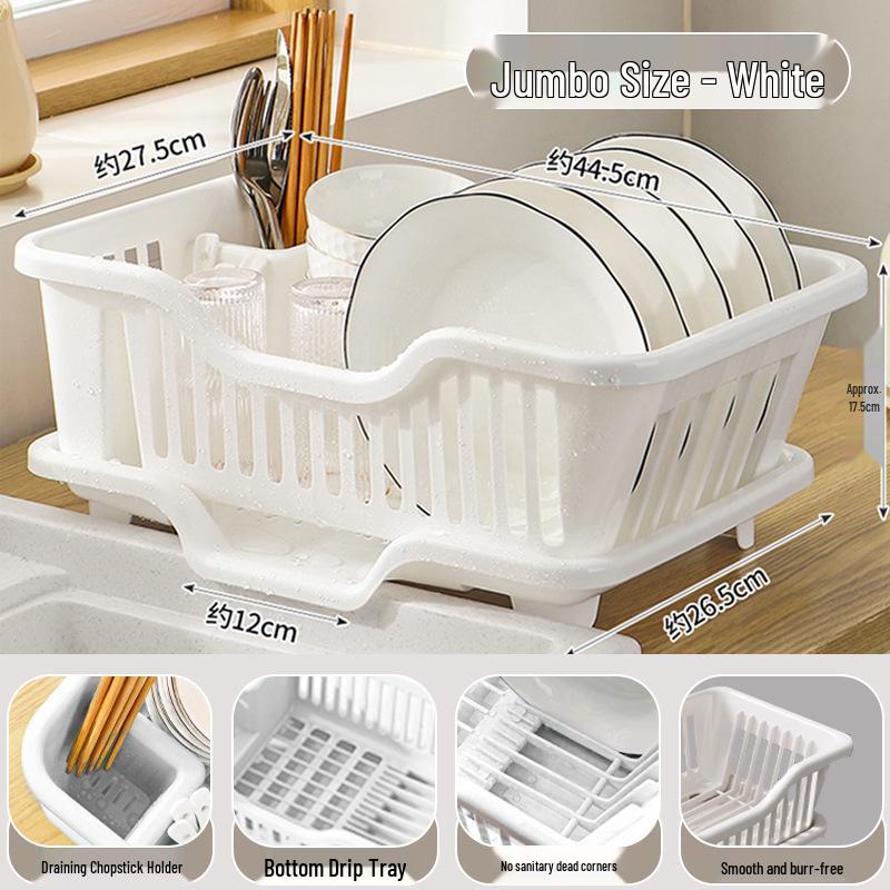 Thickened Kitchen Sink Dish Rack & Drainer Organizer