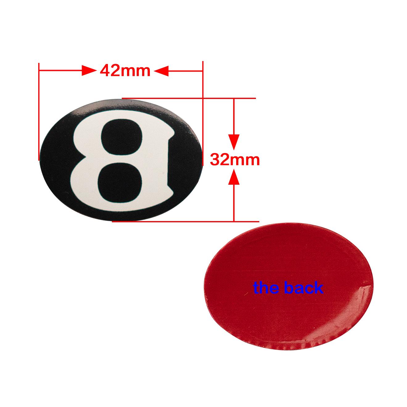 

For CONTINENT FLYING SPUR New Supporters GT GTC GT3-R BENTAYGA 3W0853679L 3W8854519 Self Adhesive Micro Label Black Brand Parts