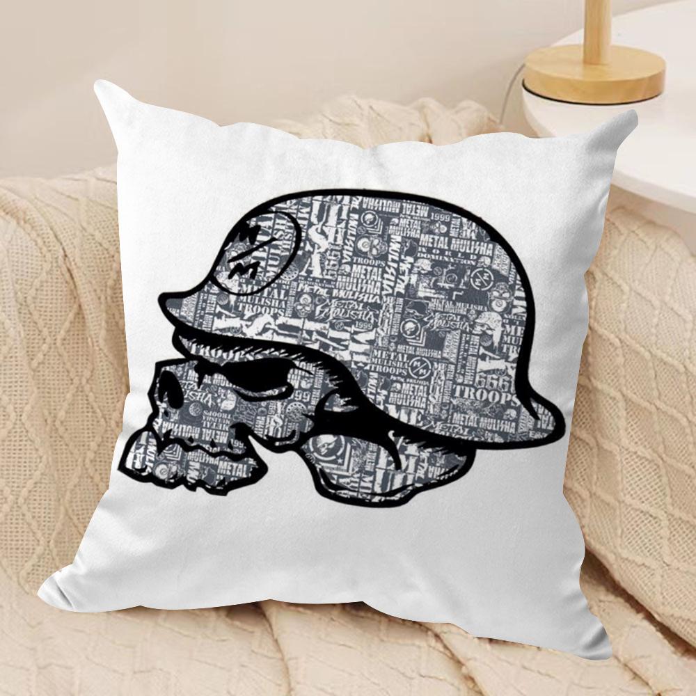 

MMotocross MMetal MulishaS Cushion Cover Soft Plush Fabric DoubleSided Printed Sofa Cushion Cover for All Seasons Home Decor 40x40cm16x16in