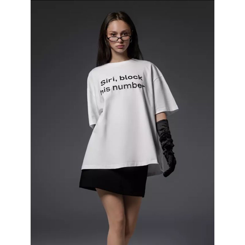 Western Style New round Neck Loose Casual Print Short sleeve Cotton T-shirt Top Loose Printed T-shirt