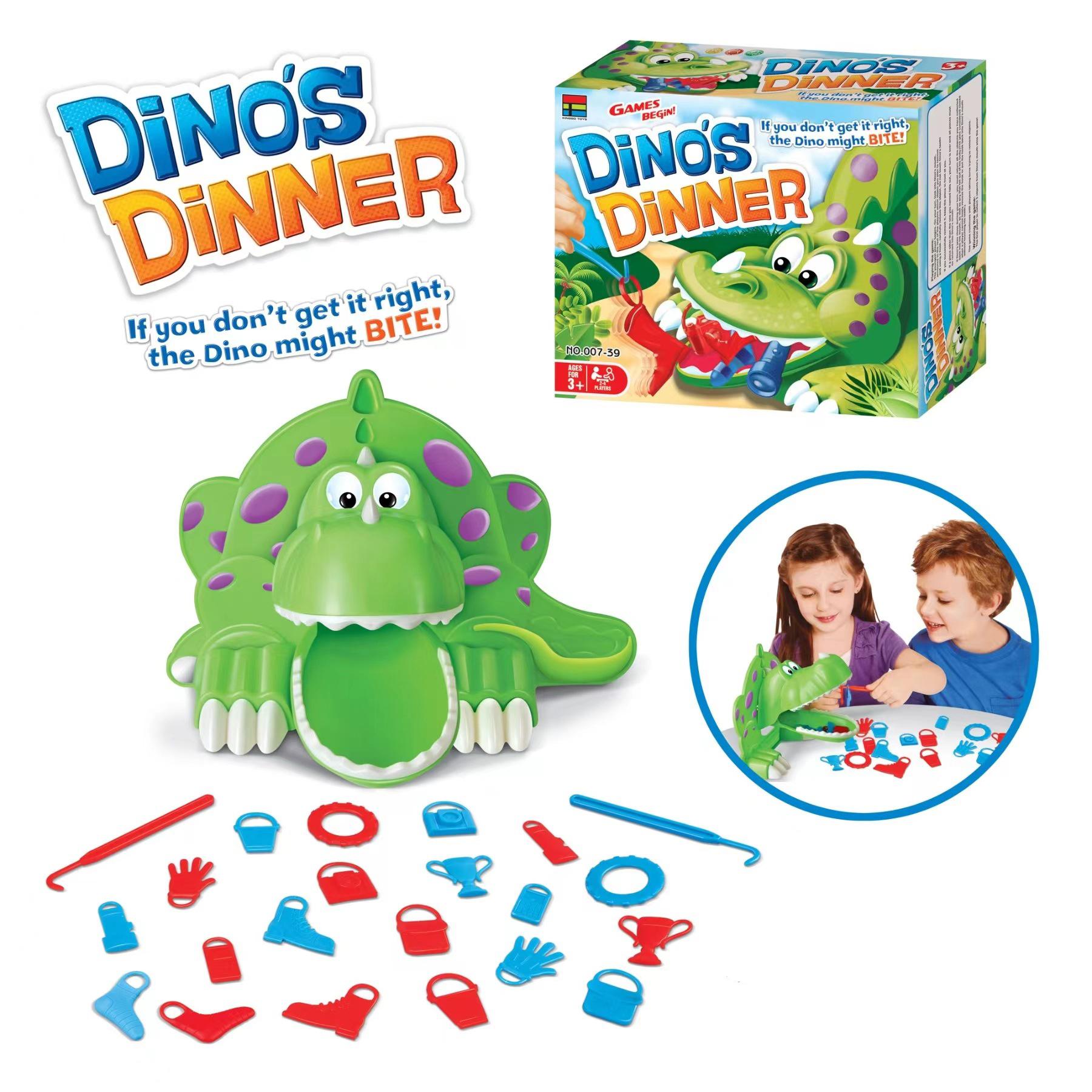 

Family Party Board Games Toys Dinosaur Dinner Parent-child Interactive Puzzle Table Games Toys Funny Gathering Prop Gift for Kid