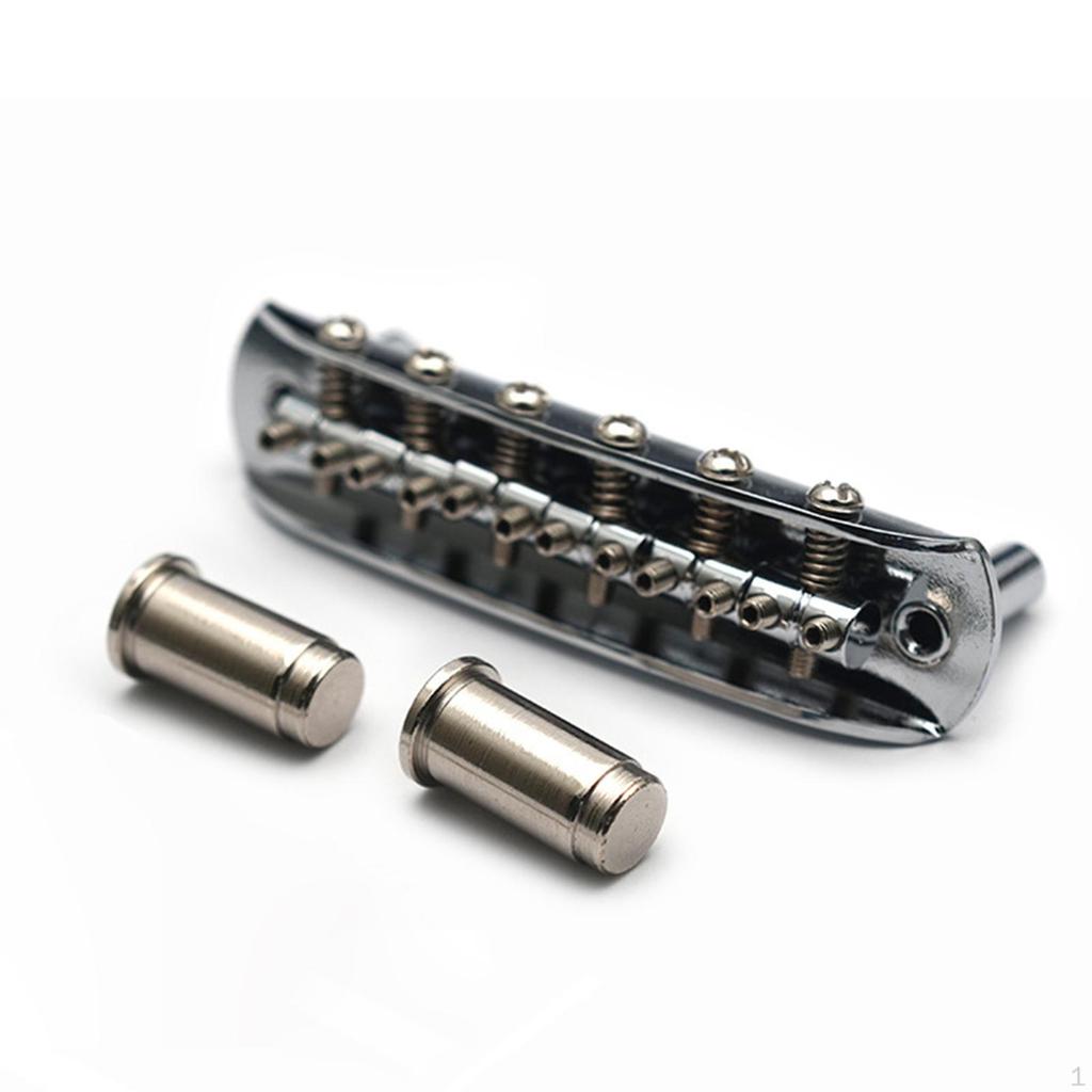 Electric Guitar Bridge,Professional,Sturdy Metal for 6 String Parts Spacing