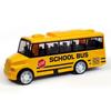 High Imitation Pull Back Car Vehicle Model School Bus Model Zinc Zinc Alloy Bus Model  Collection Toys