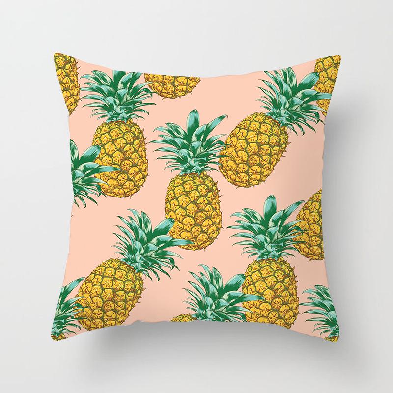Ins Internet Celebrity Nordic Cactus Plant Peach Skin Car Sofa Pillow Cover Cushion Cover Home