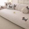 Summer New Cool Sofa Cushion Cartoon Cute Straight Leather Sofa Cover Summer Special-Shaped Sofa Seat Cushion