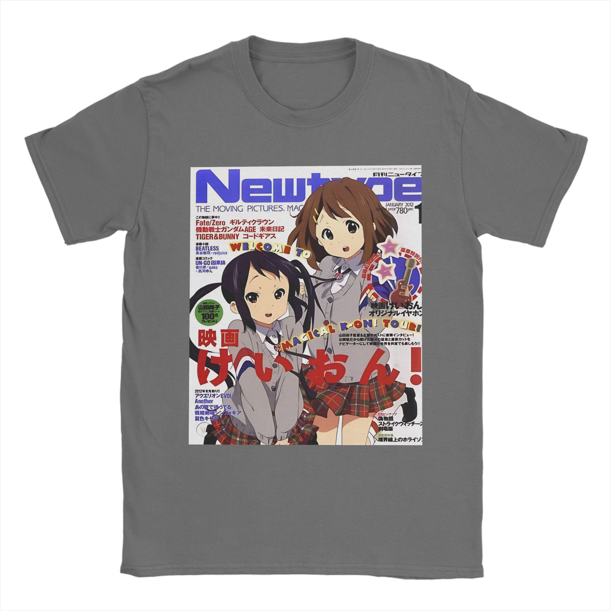 Yui Hirasawa Azusa Nakano K-ON Manga Tee Shirt for Men Women New Arrival T Shirts  Cotton Clothing 4XL