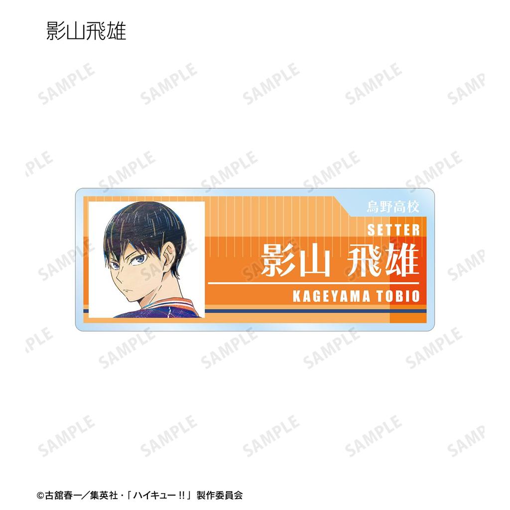 Trading Ani Art 7 Acrylic Box of 12 Haikyu!! Vol. Nameplates,