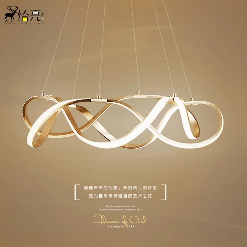 Lustres LED Ceiling Chandelier light lamp For Living Room Bedroom modern LED Large Chandelier Lighting Fixtures AC85-260V Gold