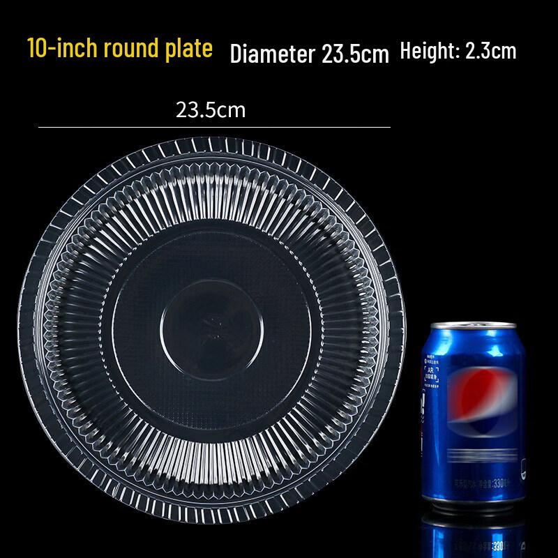 Disposable Round Plastic Plates