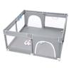 Children's Indoor Safety Play Fence with Crawling Mat - Home Playground Guardrail and Floor Barrier