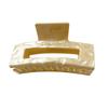 Quality Cream High Colored Hair Claw Clip For Effortless And Elegant Hair Styles