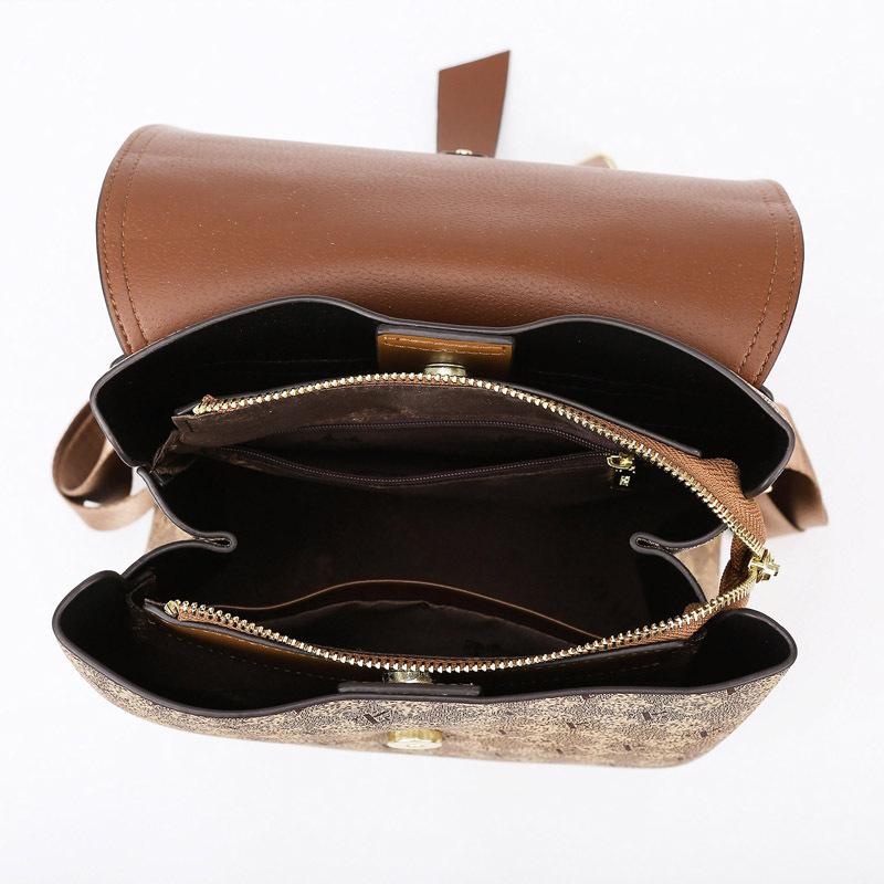 Borsa in pelle da donna di alta capacità, di fascia alta e di nicchia, nuovo stile, zaino da viaggio semplice e alla moda per donne