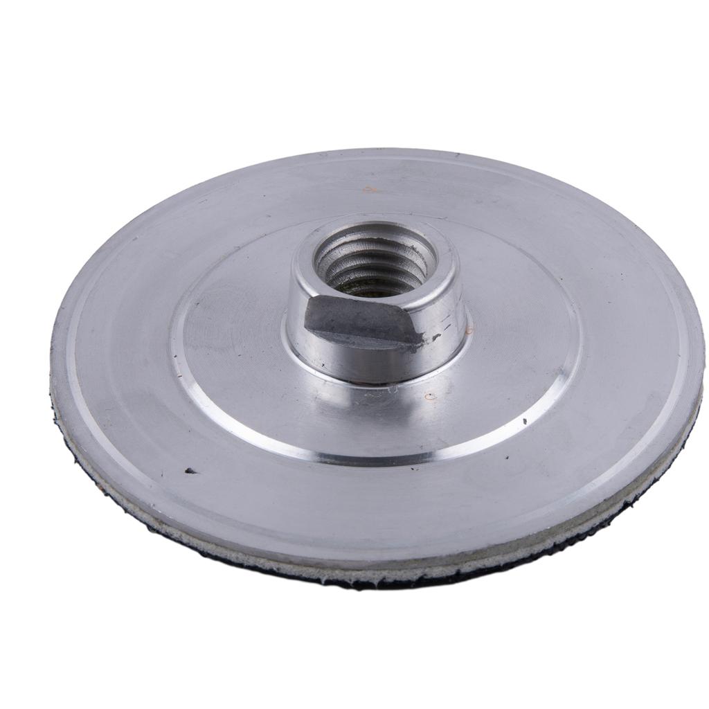 4 Inch Aluminum Backer Pad For Polishing Pads Base Backing Holder M14 M10 M16 For Angle Grinder Air Polisher Wheel Pad