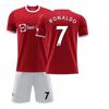 Nuova Maglia da Casa del Manchester United Diavoli Rossi 2021-22 #7 Ronaldo #6 Pogba #18 Giocatore Stella Maglie da Calcio