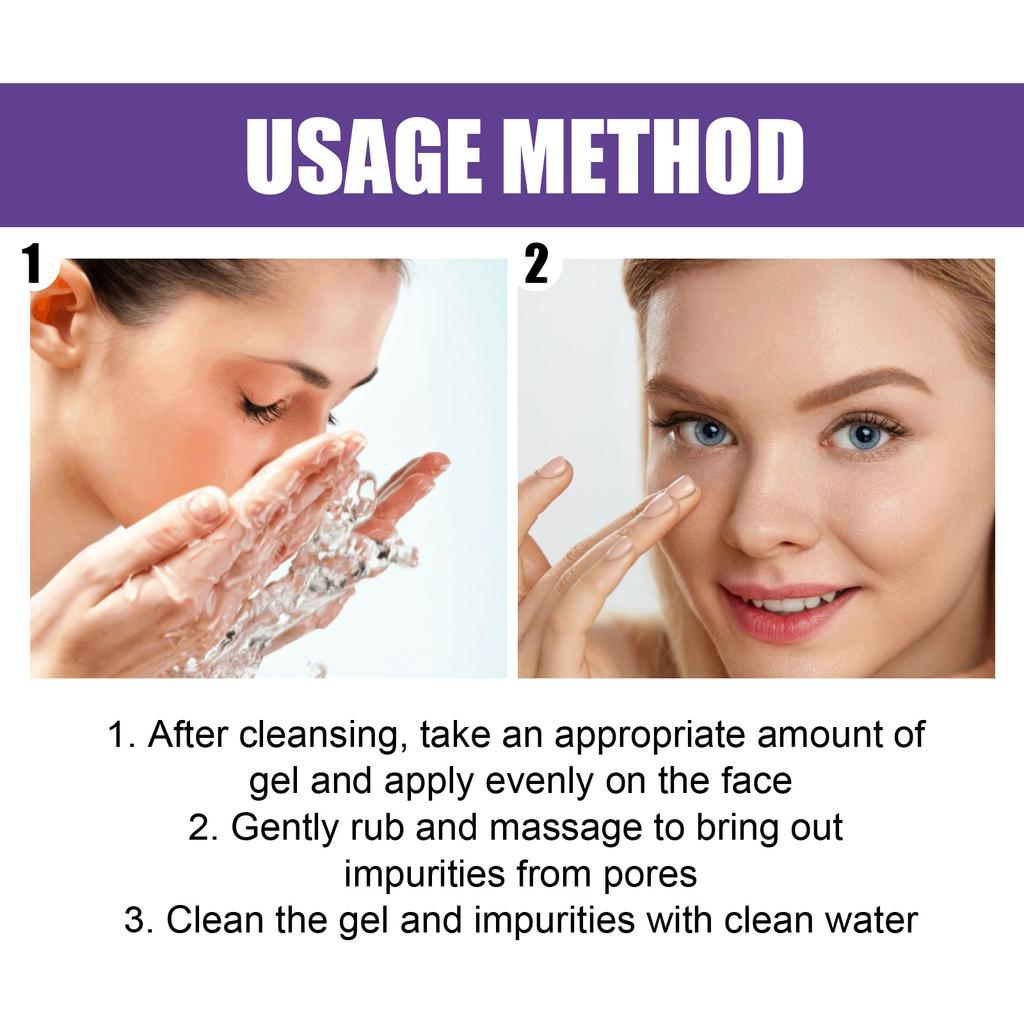 EELHOE  Shiso Clarifying Cleansing Ice Gel Cleansing Pores Fading Acne Dark Spots Brightening Skin Gel