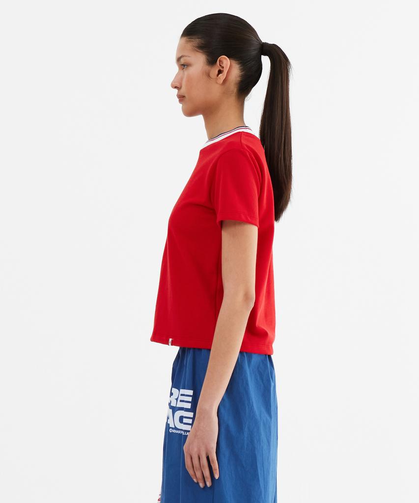 Minasu Silky Cotton Round Pk Tshirts_Red