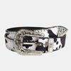 Women's Retro Casual Trend Carved Buckle Belt For Women Men,Punk Rivet Belt, Paired With Jeans , Skirts-For Ideal Gifts